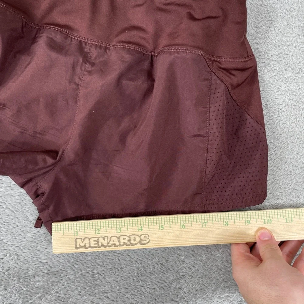 Nike Dri-FIT Shorts Womens Small Burgundy Running Performance Athletic Training